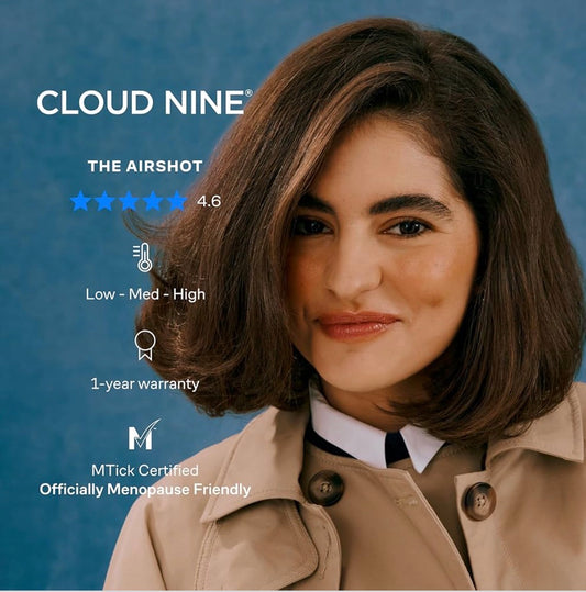 CLOUD NINE The Airshot Hair Dryer Gold Edition | Fast Compact 2000w All Hair Types