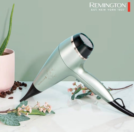 Remington Hair Dryer, Botanical Micro-Conditioner Infused Hairdryer with Diffuser, Powerful 2300W Hairdryer, BotaniCare Technology, Ionic Frizz-Control, Salon Quality Long-Life Motor